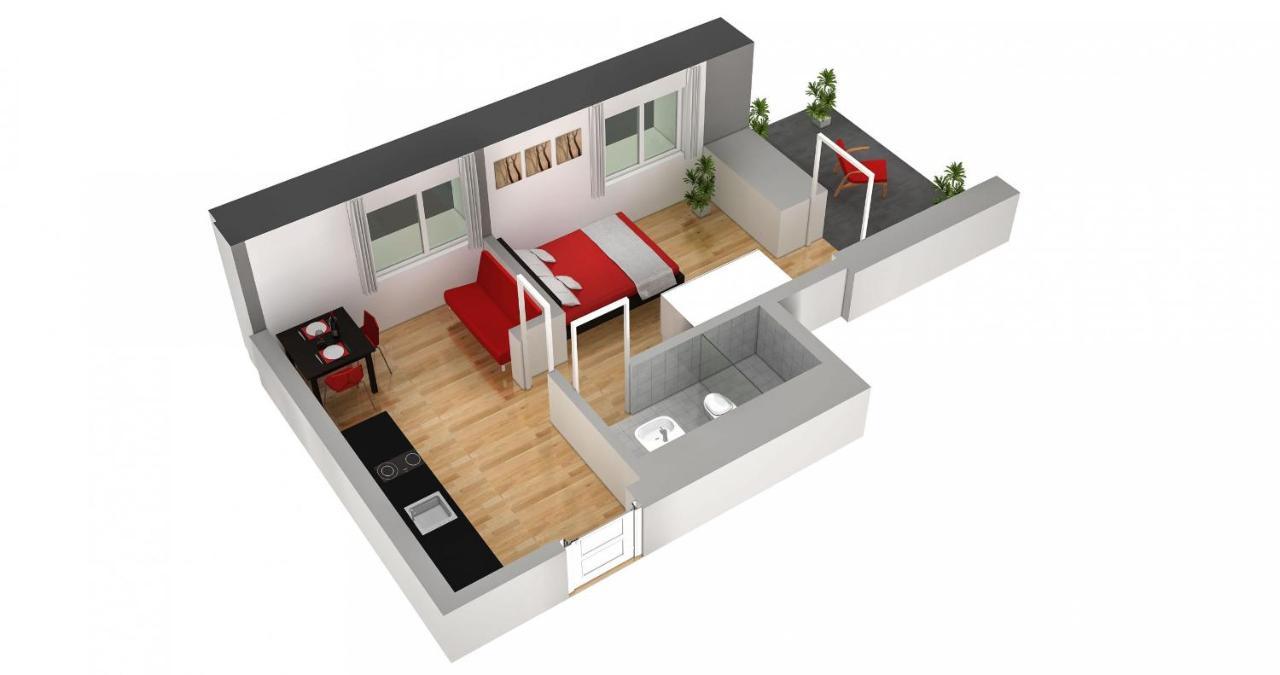HITrental Altstetten Apartments Zürich Eksteriør bilde